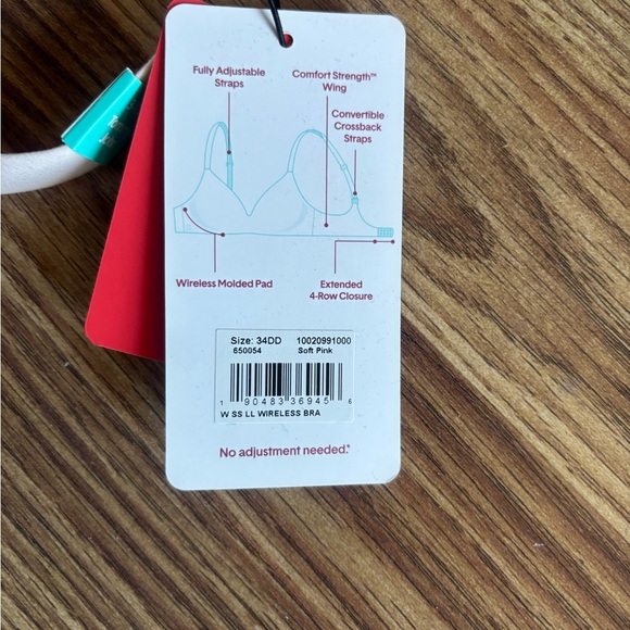 Soft pink wireless bra - Picture 2 of 3